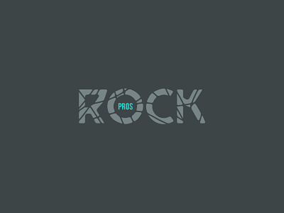 Rock Pros logotype minimal rock simple