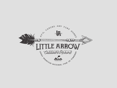 Little Arrow arrow emblem logo resort tiny