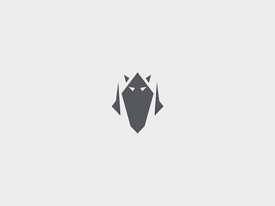 Hog boar geometry minimal simple logo