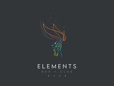 Elements earth elements fire logo design water wind