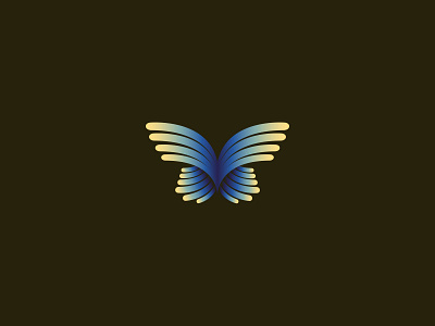 butterfly abstract butterfly simple logo