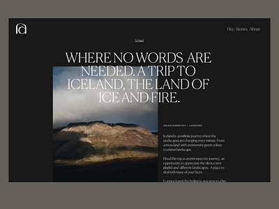 Storie Iceland — Photographic Journal