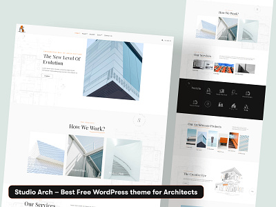 Free WordPress theme for Architects | Studio Arch