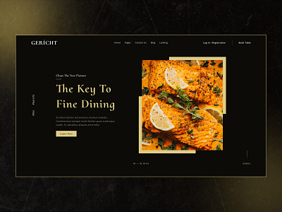 Best Free WordPress theme for Restaurant | Gericht bar cafe design dining food food menu free design iqonic design restaurant template ui uidesign uiux website design wordpress wordpress theme