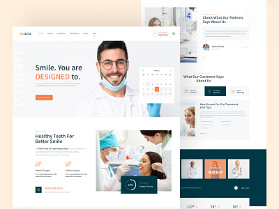 Iqonic Design - Dentist WordPress Theme best wordpress theme branding dentist dentist wordpress theme design design agencies designers developer freelancers medical theme premium wordpress theme template ui uidesign uiux web design website design wordpress design wordpress theme wordpress themes