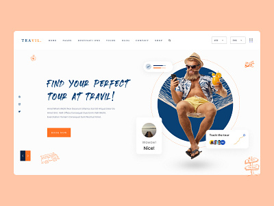 Travel WordPress Theme Banner best wordpress theme branding design design agencies designers developer freelancers template travel travel wordpress theme ui uidesign uiux web design website design wordpress wordpress design wordpress designer wordpress developer wordpress theme