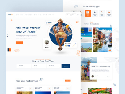 Travel WordPress Theme UI/UX Inspiration best wordpress theme branding design design agencies designers developer freelancers landing page template ui uidesign uiux ux design web design website design wordpress wordpress designer wordpress developer wordpress theme wordpress themes