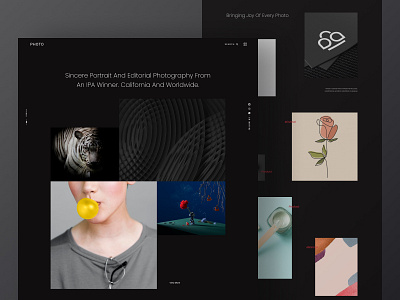 WordPress Theme For Creative photography UI/UX Inspiration