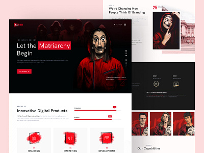 Multipurpose Creative Business WordPress Theme UI/UX Inspiration