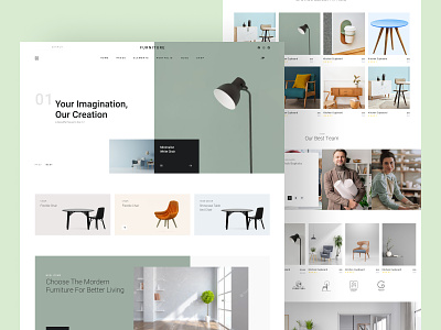 Furniture Store WordPress Theme For UI/UX Inspiration