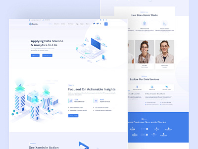 Data Science and Analytics SaaS WordPress Theme