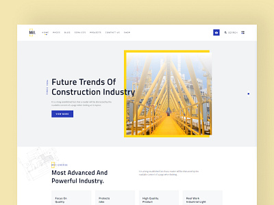 Industry Engineering Factory WordPress Theme