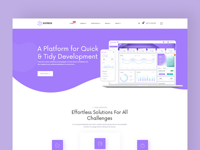 Technology and SaaS Multipurpose Software Landing Page