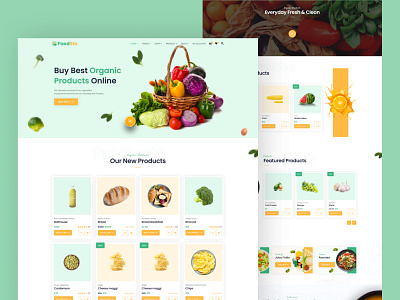 Grocery & Food Store WordPress Theme by Iqonic Design on Dribbble