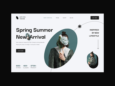 Fashion Store Hero Banner design fashion graphic design latest summer trend ui uidesign uiux website design
