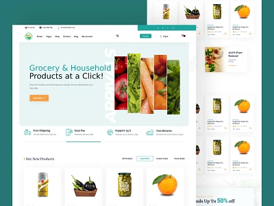 Grocery & Food Store WordPress Theme best wordpress theme design food store food store wordpress theme grocery store grocery store wordpress theme landing page online store store ui uidesign uiux web design web designer webdesign website design wordpres wordpress design wordpress theme wordpress website