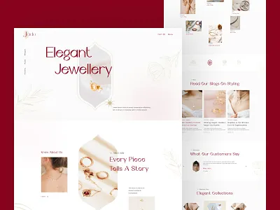 Jewelry Store Web Design best web design branding design jewellery store jewellery website jewelry design jewelry wordpress theme landing page online jewelry ui uidesign uiux uiux design web design website design wedesign wordpress wordpress design wordpress theme wordpress website