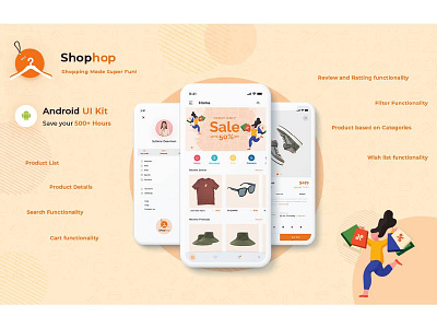 Shophop – eCommerce App UI Templates Android