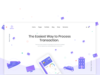 Sofbox | Tech & SaaS Multipurpose Software Landing Page design iqonic design iqonicdesign multipurpsose software saas template ui uidesign uiux webdesign website design