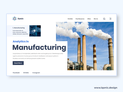 AI in Manufacturing - Xamin WordPress Theme data science wordpress theme iqonic design wordpress site premium wordpress theme uidesign website design wordpress theme wordpress themes wp theme