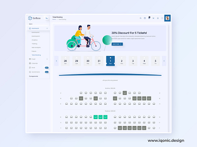 Sofbox - Online Entertainment Ticket Booking admin dashboard admin dashboard template dashboard dashboard ui design html iqonic design skeomorphic ui soft ui soft ui dashboard template theme ticket ticket booking ui uidesign uiux webdesign website design wordpress theme