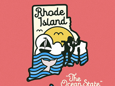 Rhode Island Day Badge