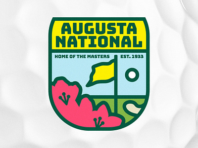 Augusta National Badge augusta augusta national badge badge design golf outdoor badge the masters thick lines thicklines vector