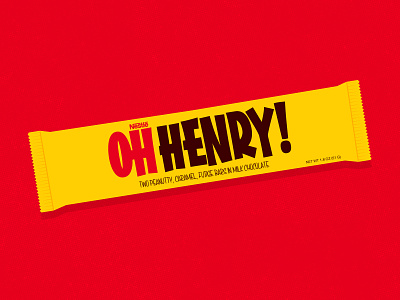 Oh Henry! Weekly Warm-Up branding branding design candy candy bar design dribbbleweeklywarmup graphic design henry illustration oh henry packaging packagingdesign redesign right price typography vector vector illustration weekly warmup weeklywarmup