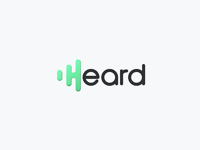 Heard andriodapp animation application branding clean design graphic design illustration ios app logo minimal minimal logo ui user interface