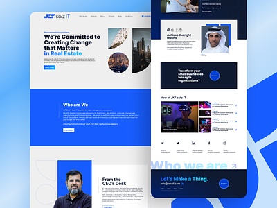 JKF - Website Design brand branding design graphic design identity illustration landing logo minimal minimal logo ui user interface ux web webdesign website webwork