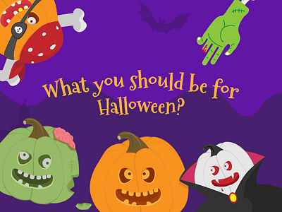 What you should be for Halloween? costumes halloween interactive card page pumpkins