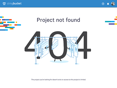 404 Project not found 404 error not found project stringbucket