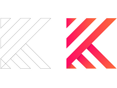 Kodiak Studio brand k letter kodiak kodiak studio logo