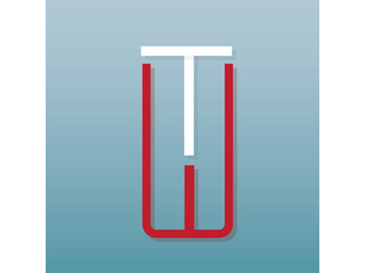Tom Wilding Design Logo corporate logo logotype red tom wilding white
