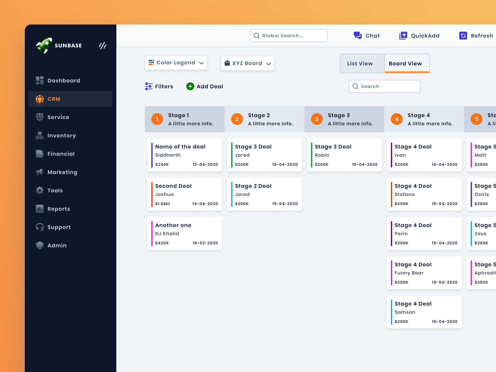 Sunbase CRM Design by Siddharth on Dribbble