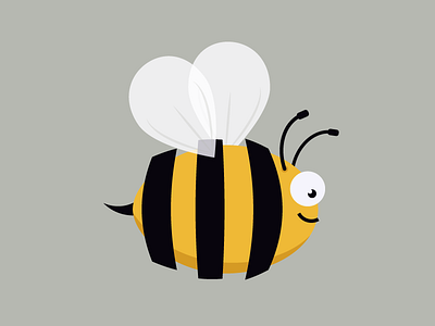 B for Bee! bee bumble bee buzz illustration insect