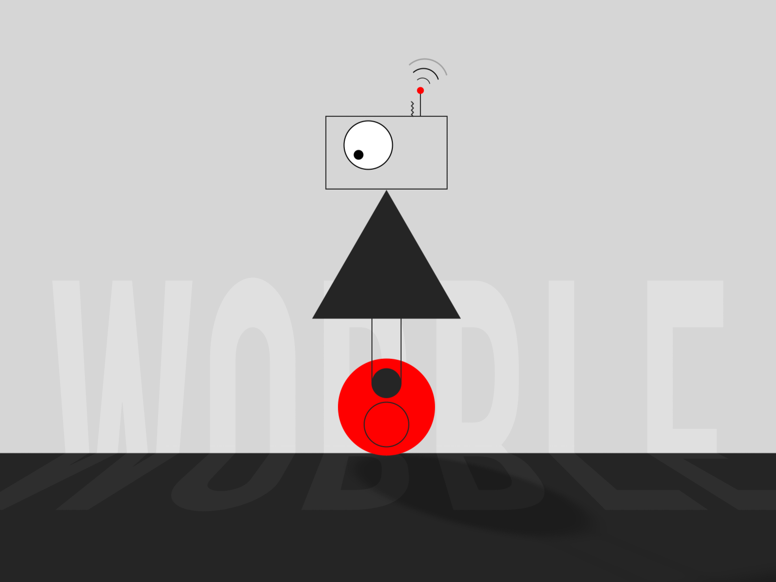 Wobble after effects animation dribbbleweeklywarmup robot wobble