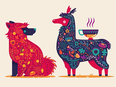 Floral Animals