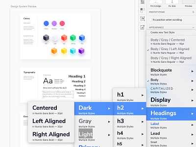 Design System on Progress color color palette design design system mobile app product design sketch typography ui ui kit ui kits ui ux ux