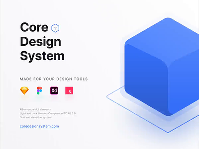 Core Design System adobe xd atomic design design system figma invision studio sketch ui ui kit ux web design