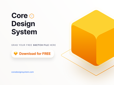 Core Design System Free Download Sketch File