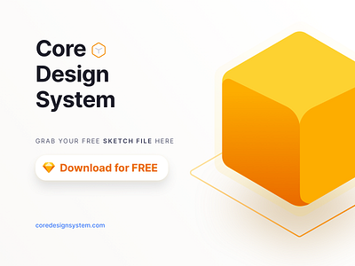 Core Design System Free Download Sketch File