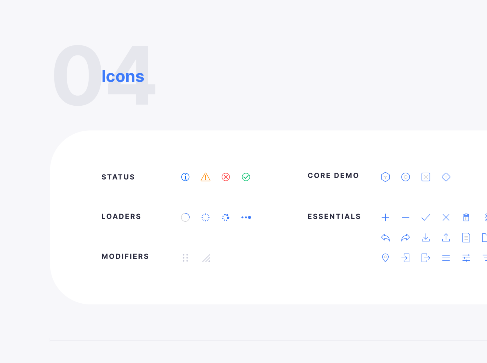 Icon Set for Core Design System by Ryan Sael on Dribbble