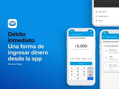 Nueva funcionalidad para traer dinero a Mercado Pago behance case mercadopago productdesign ui ux uxmeli