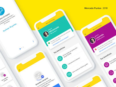 Rediseño — Mercado Puntos app behance case challenges ecommerce loyalty mobile profile study ui ux