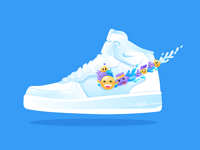 Nike Air Force 1 vector illustration