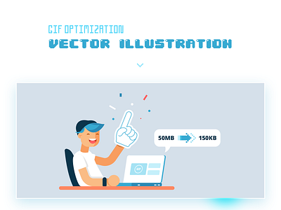 GIF optimization vector illustrator