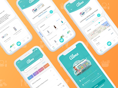 Alma App alma app branding illustration interaction design typography ui ux visual design