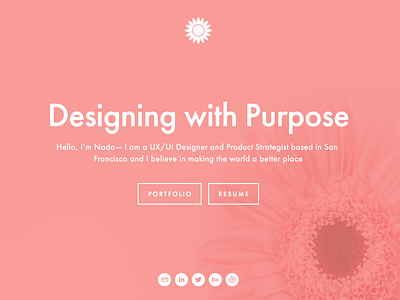 Portfolio Landing Page alma beauty design landing page ui ux visual design