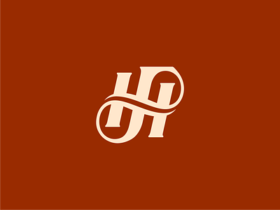 FH Monogram 5 branding design f h helix logo logo mark monogram twist typography